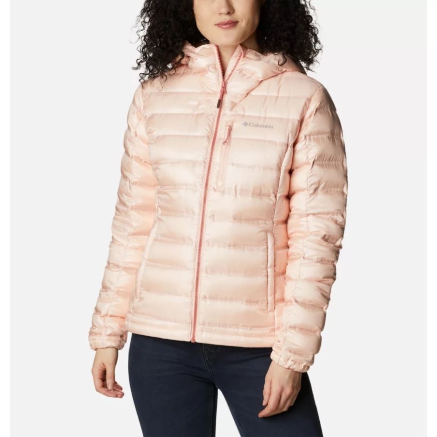 コロンビア ピーチ ブロッサム レディース ペブル ピーク ダウン フード付き パファー ジャケット
