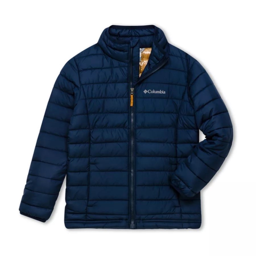 コロンビア パウダー ライト ボーイズ インサレーテッド ジャケット カレッジネイビー