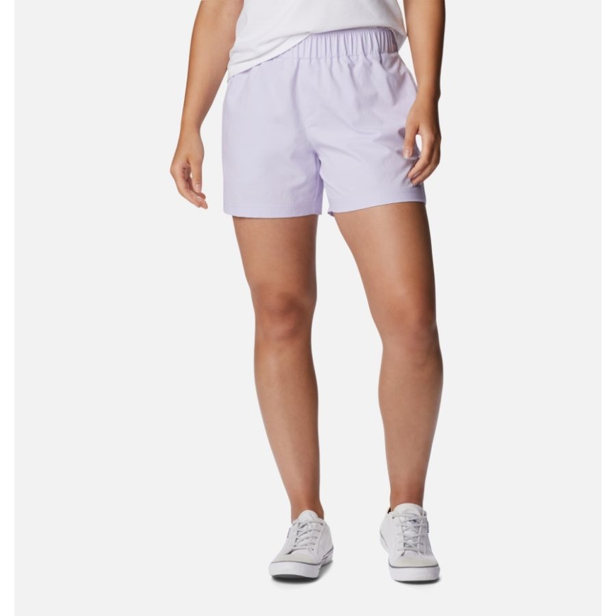 コロンビア パープル ティント レディース いつでもライト ショーツ