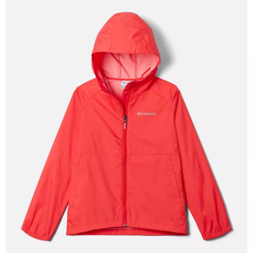 コロンビア レッド ハイビスカス ガールズ スイッチバック II ジャケット
