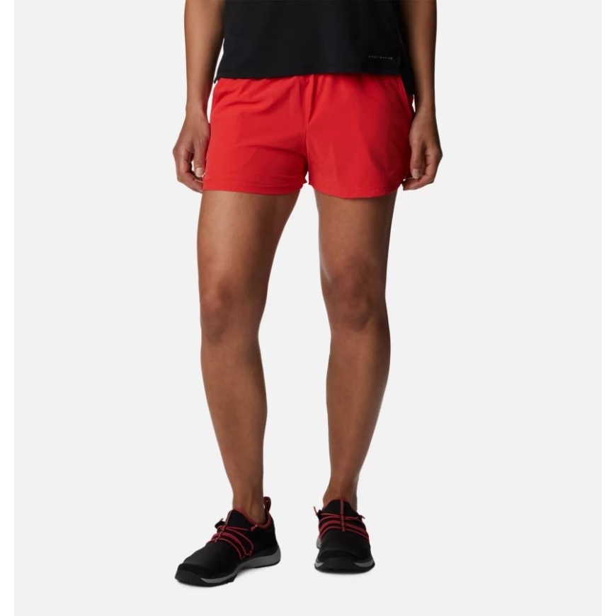 コロンビア レッド ハイビスカス レディース アルパイン チル ゼロ ショーツ