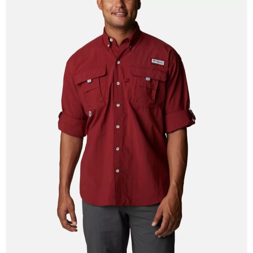 コロンビア レッド ジャスパー メンズ Pfg バハマ Ii 長袖シャツ