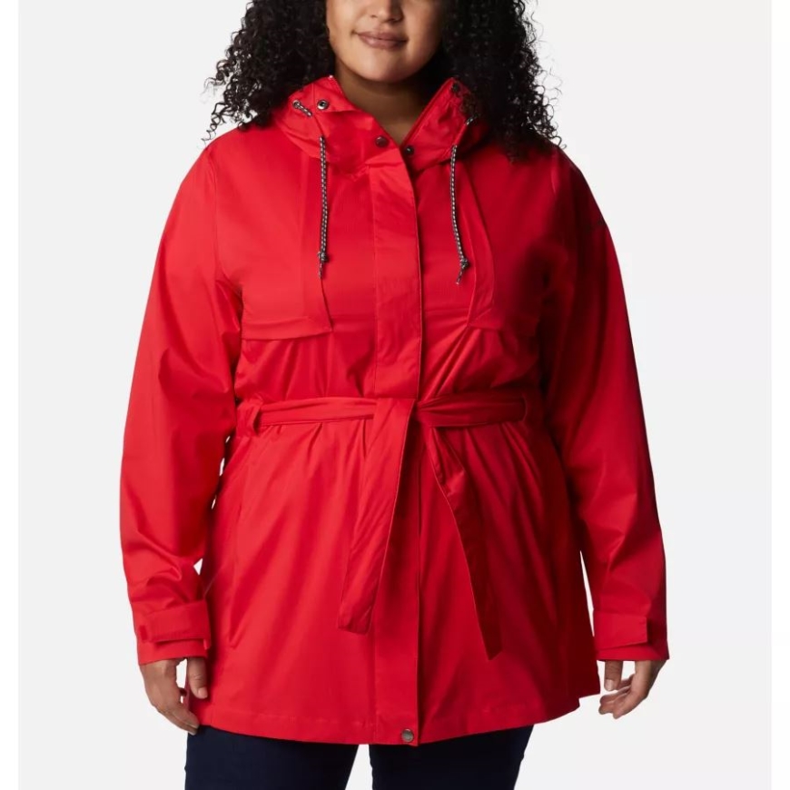 コロンビア レッド リリー レディース パードン マイ トレンチ レインジャケット プラスサイズ