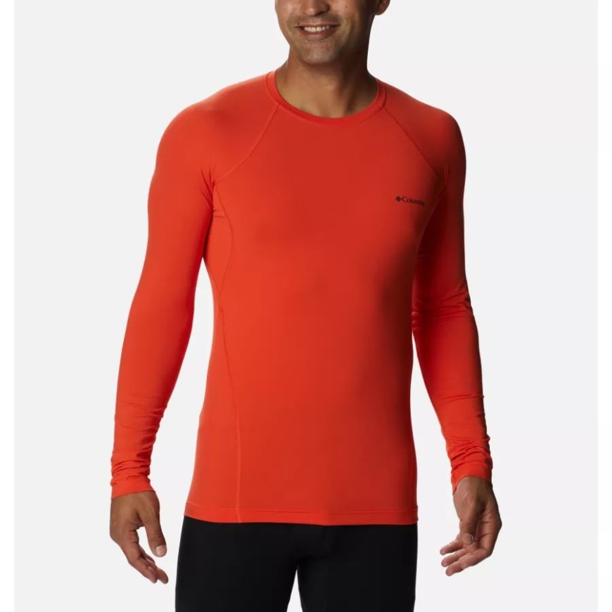 コロンビア レッド クオーツ メンズ ミッドウェイト ベースレイヤー クルー