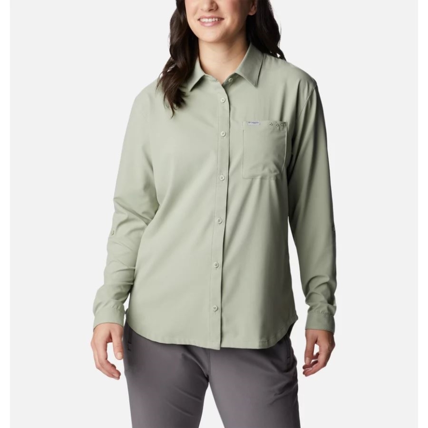 コロンビア サファリ レディース Pfg サン ドリフター ウーブン ロング スリーブ シャツ