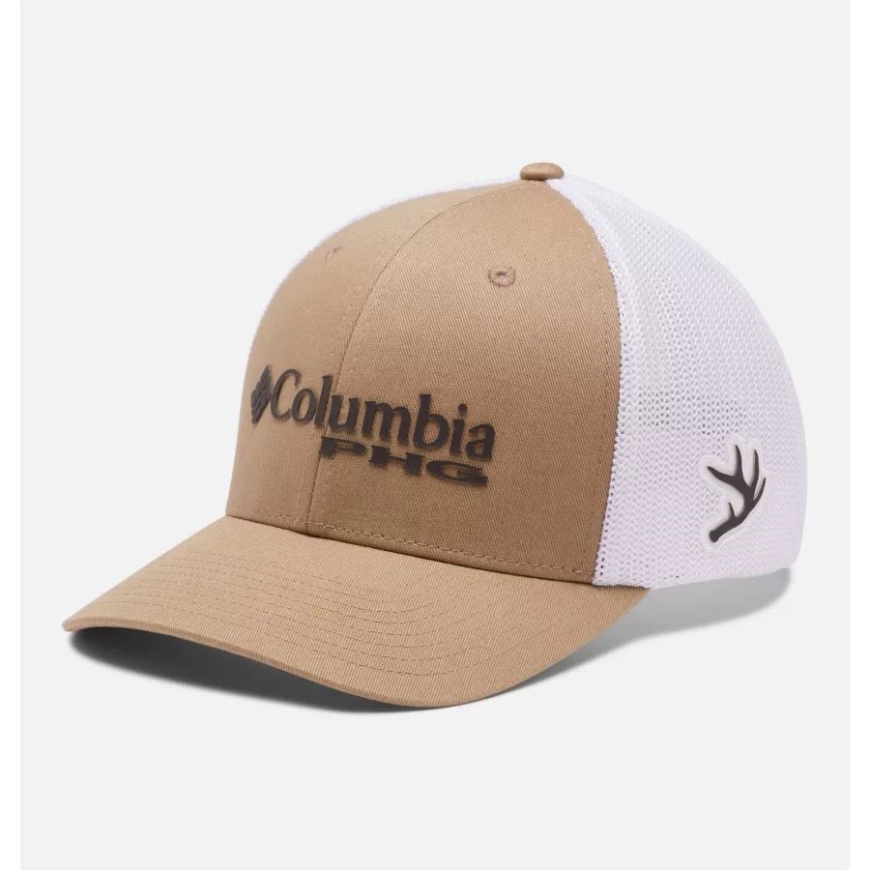 コロンビア サハラ/アントラー Phg ロゴ メッシュ ボール キャップ ハイ クラウン