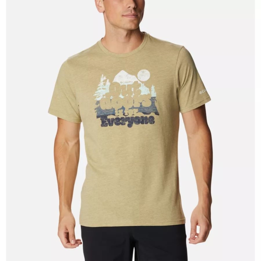 コロンビア セイボリー ヘザー/エブリワン グラフィック メンズ アルパイン ウェイ グラフィック Tシャツ