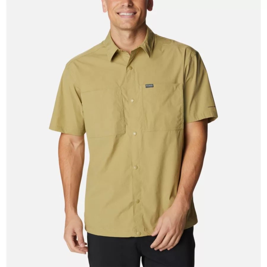 コロンビア セイボリー メンズ テック トレイル ウーブン ショート スリーブ シャツ