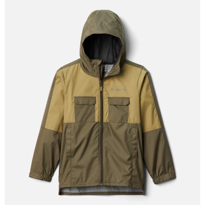 コロンビア セイボリー/ストーン グリーン ボーイズ バックホロー ジャケット