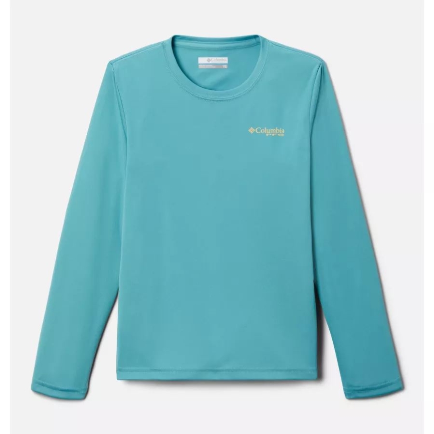 コロンビア シー ウェーブ/スイート コーン - トラウト ボーイズ PFG ターミナル タックル ユニバーシティ ロング スリーブ シャツ