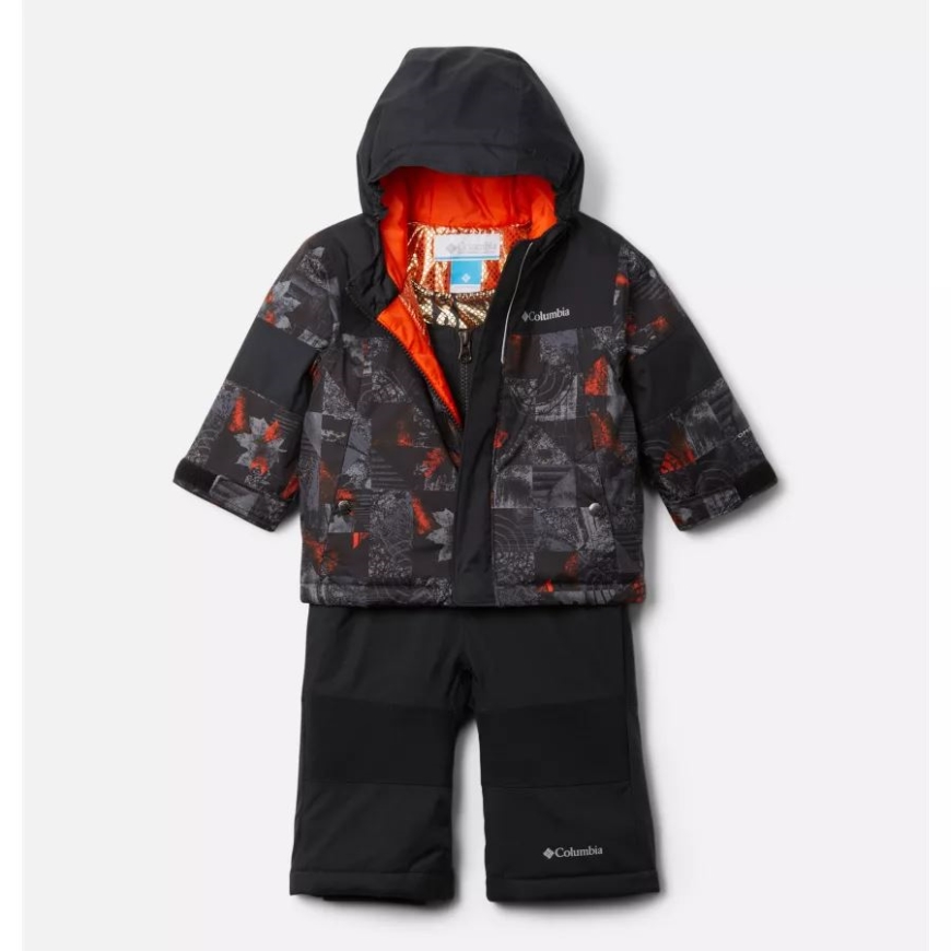 コロンビア サメ カレイドスコープ/ブラック 幼児 マイティモーグル オムニヒート インフィニティ 断熱セット