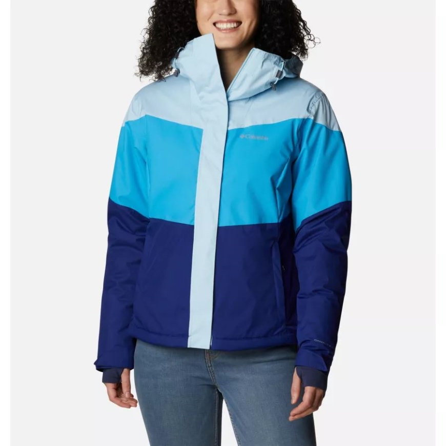 コロンビア スプリング ブルー/ダーク サファイア/ブルー チル レディース ティプトン ピーク II 断熱ジャケット