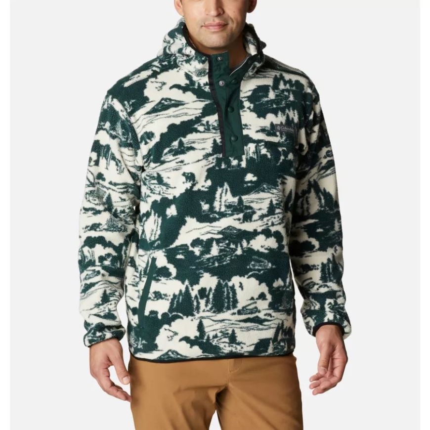 コロンビア スプルース ロースト プリント メンズ ヘルベティア パーカー