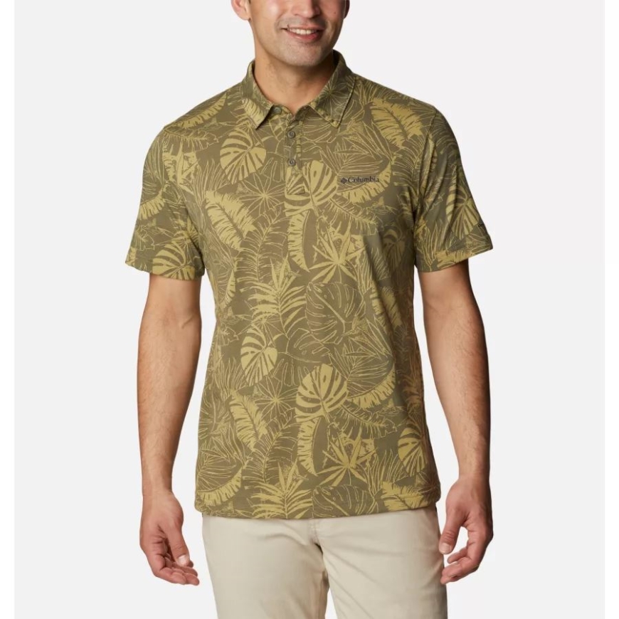 コロンビア ストーン グリーン キング パームス メンズ シスルタウン ヒルズ ポロ