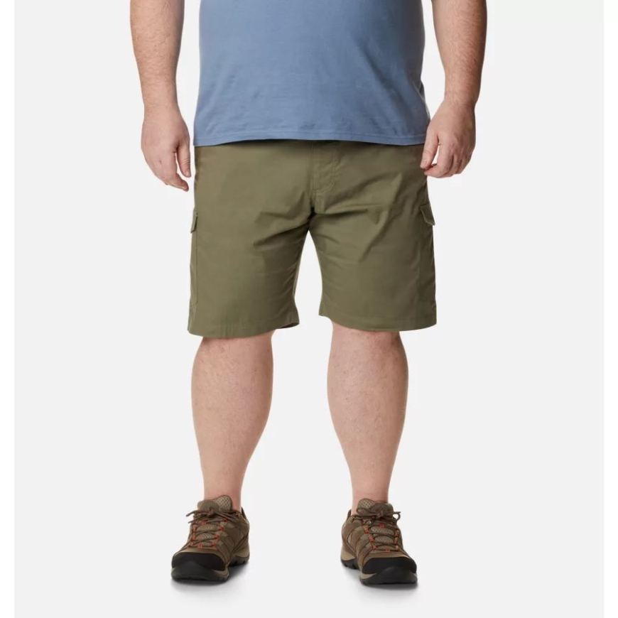 コロンビア ストーン グリーン メンズ ブレンティン トレイル カーゴ ショーツ ビッグ