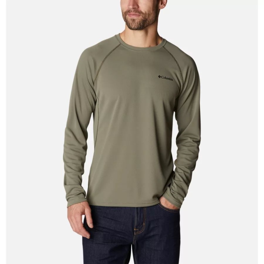 コロンビア ストーン グリーン/オリーブ グリーン メンズ ナロー ポワント ロング スリーブ シャツ