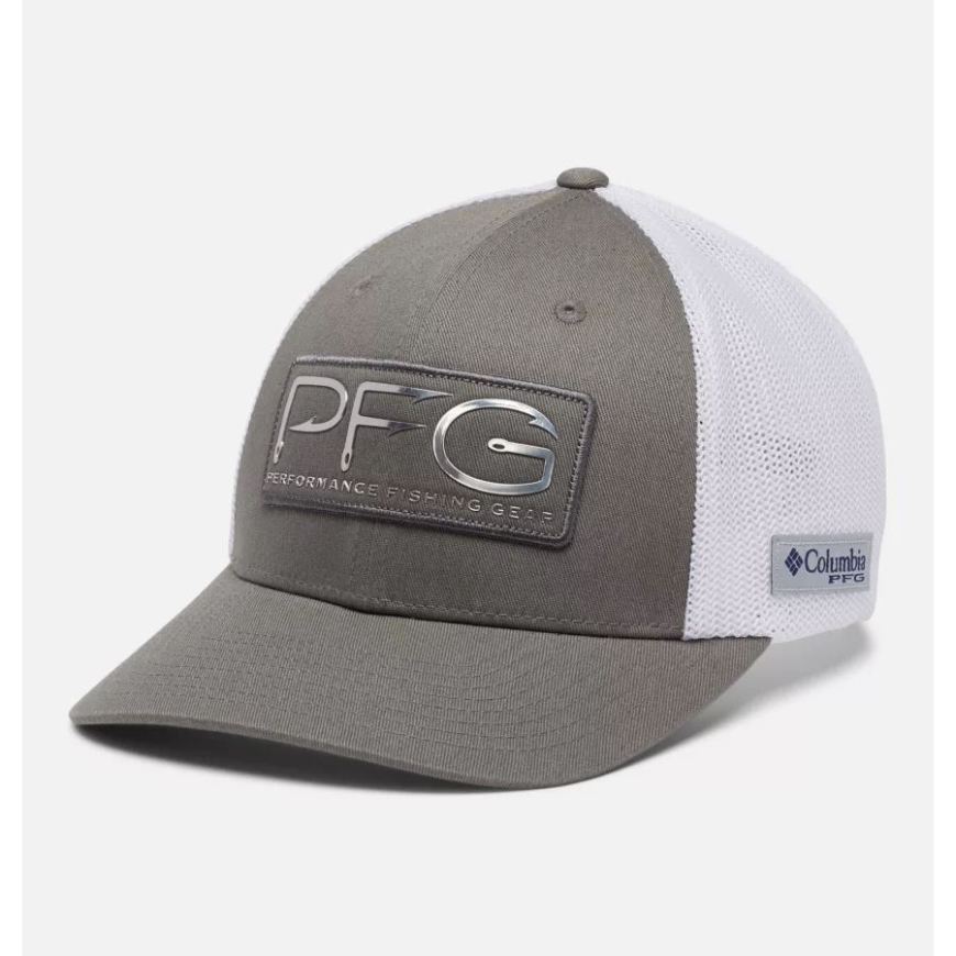 コロンビア チタン/シルバー Pfg フック メッシュ ボール キャップ ミッド クラウン