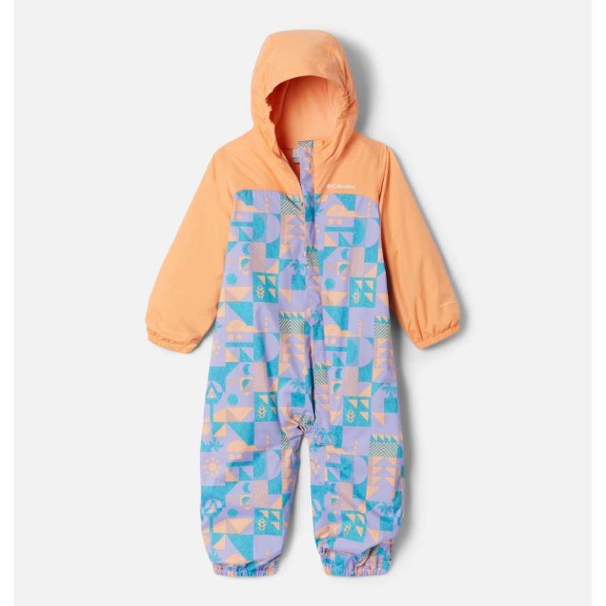 コロンビア 幼児 クリッター ジターズ Ii レイン スーツ つや消し パープル クエスト/ピーチ
