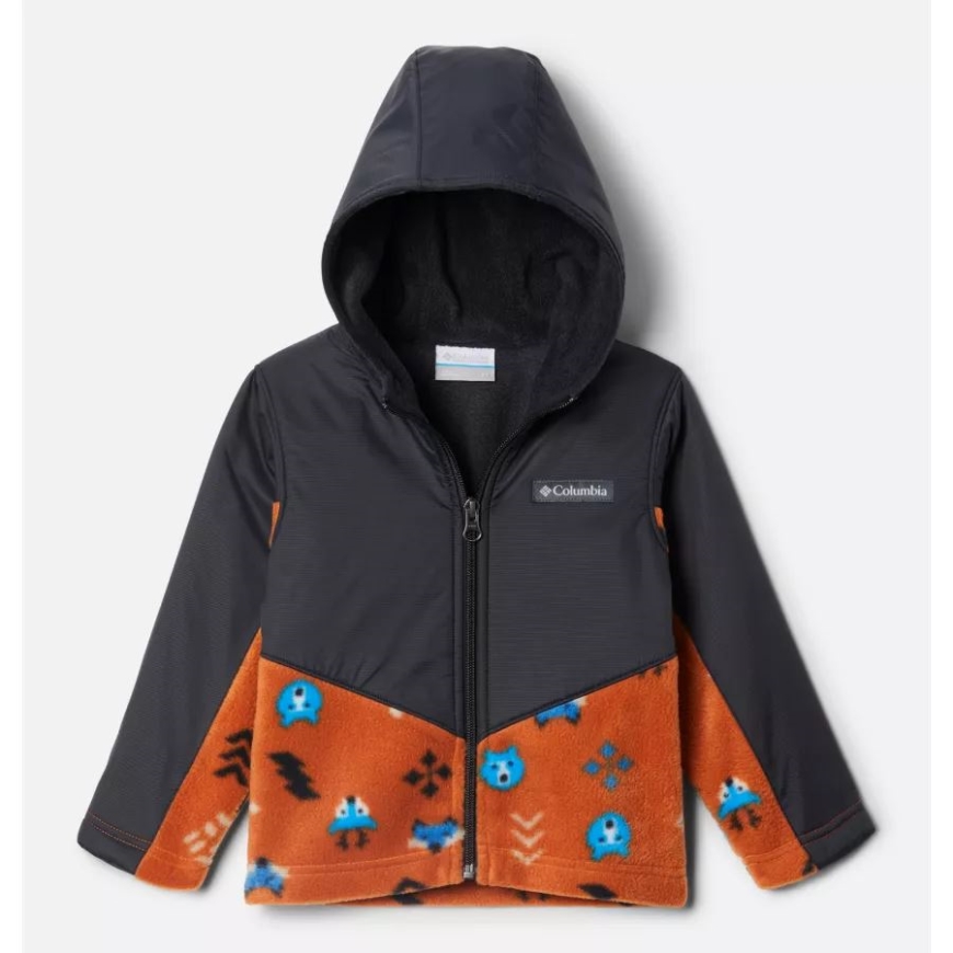 コロンビア幼児スティーンズ Mt オーバーレイ パーカー暖かい銅ウッドランズ/ブラック