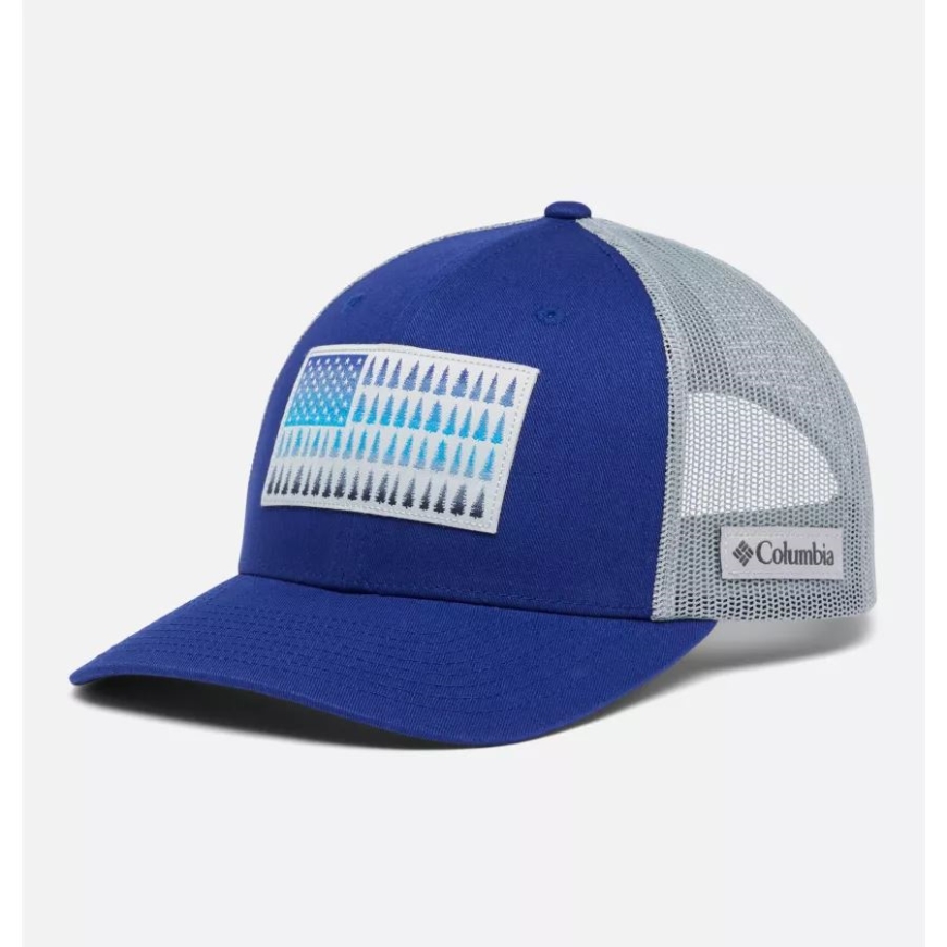 コロンビア ツリー フラッグ メッシュ スナップ バック ミッド クラウン ダーク サファイア/シーラス グレー コロンビア