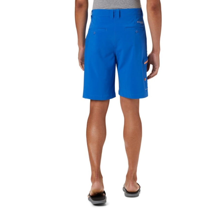 コロンビア ビビッド ブルー/ブライト ネクター メンズ Pfg ターミナル タックル ショーツ