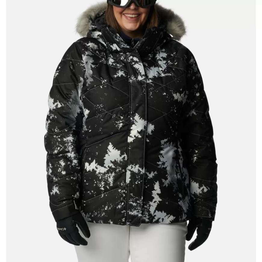 コロンビア ホワイト ルックアップ プリント レディース レイ D ダウン Ii ジャケット プラス サイズ