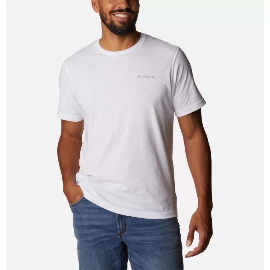 コロンビア ホワイト メンズ シスルタウン ヒルズ ショート スリーブ シャツ