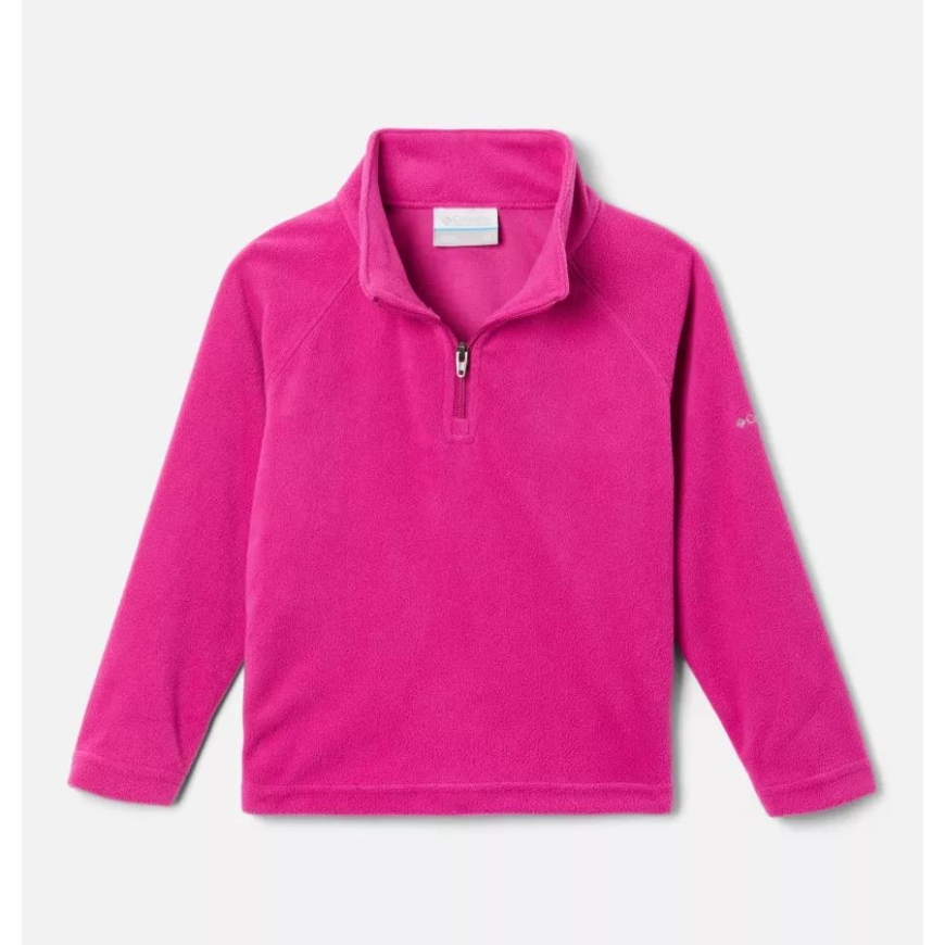 コロンビア ワイルド フクシア ガールズ 幼児 グレイシャル フリース ハーフジップ ジャケット