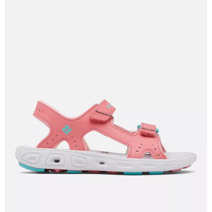 コロンビア ワイルド サーモン/ドルフィン キッズ テックサン ベント サンダル