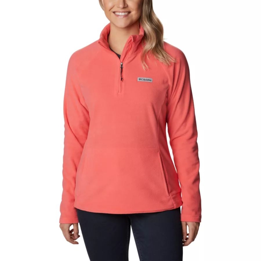 コロンビア レディース アリ ピーク II クォーター ジップ フリース プルオーバー ブラッシュ ピンク