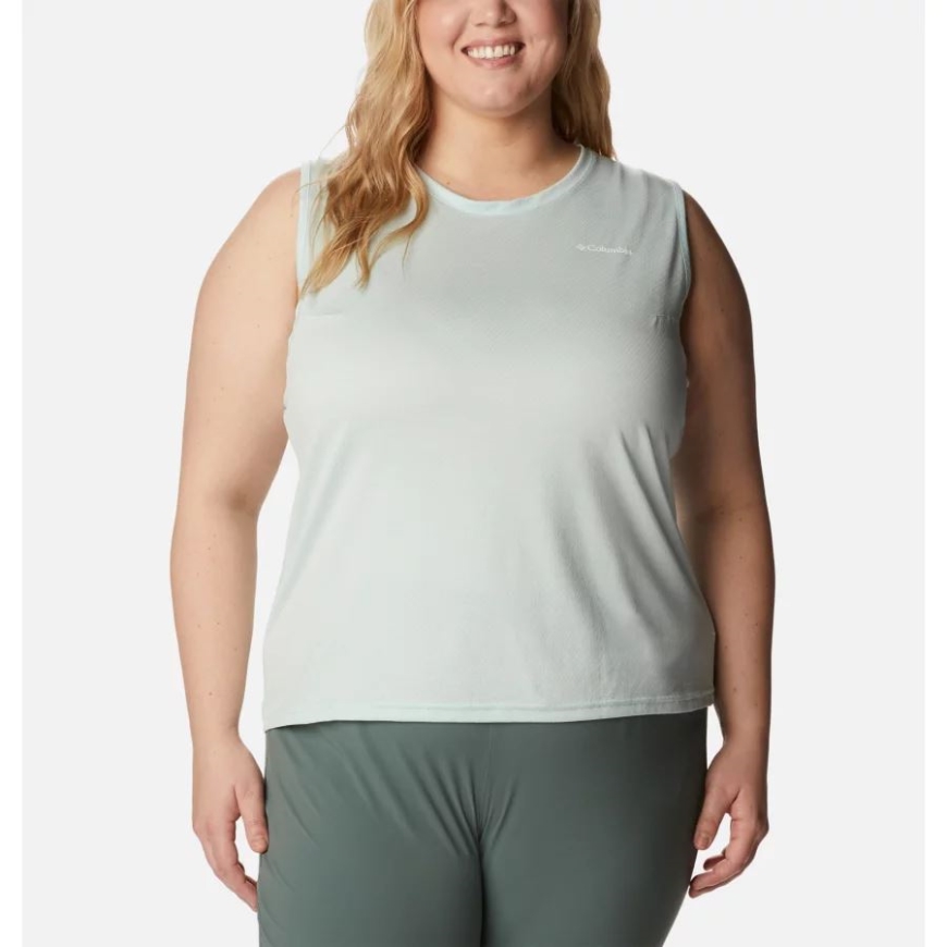 コロンビア レディース アルパイン チル ゼロ タンク プラスサイズ アイシーモーン ヘザー