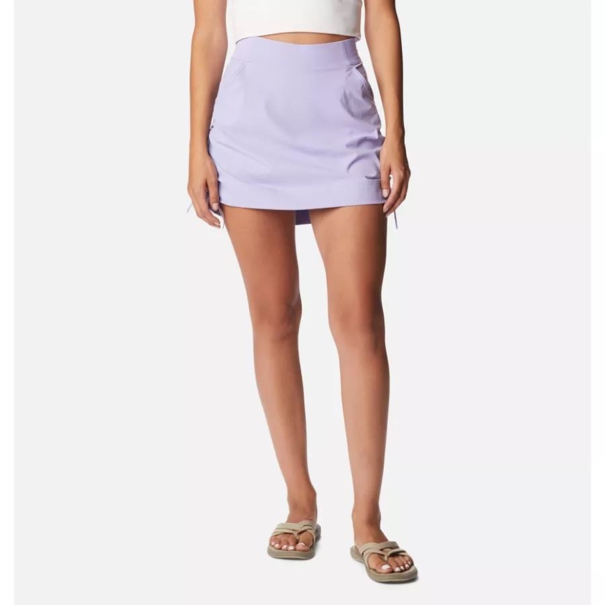 コロンビアの女性のいつでもカジュアルなスコートつや消しパープル