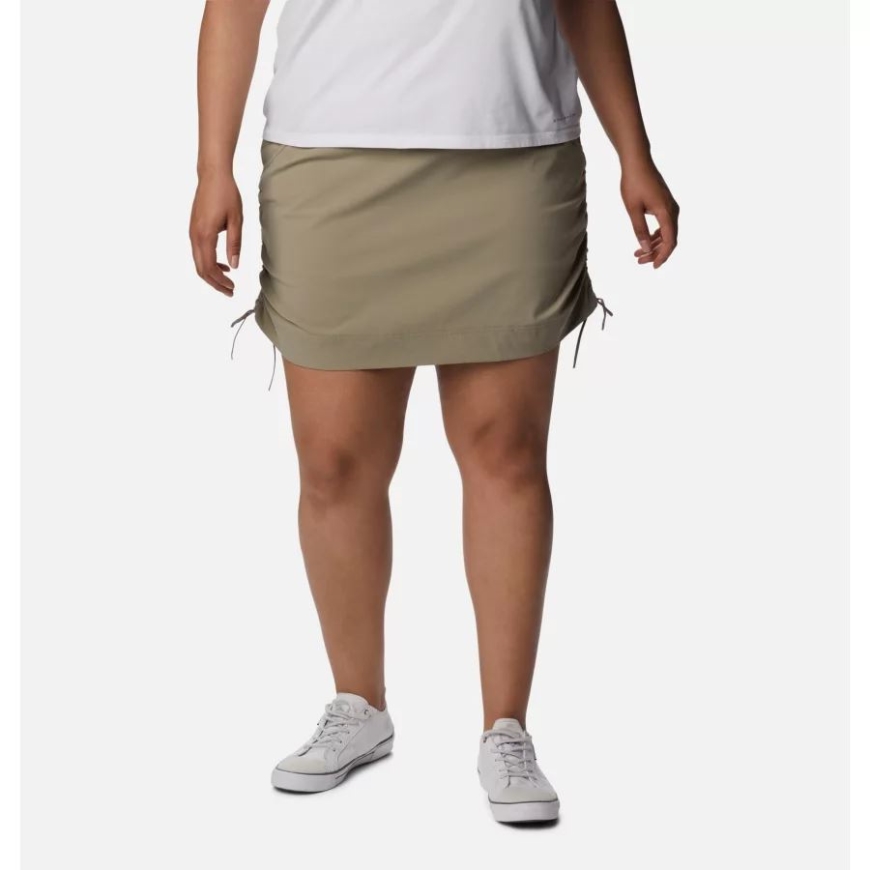 コロンビアの女性のいつでもカジュアルなスコート プラス サイズの牙