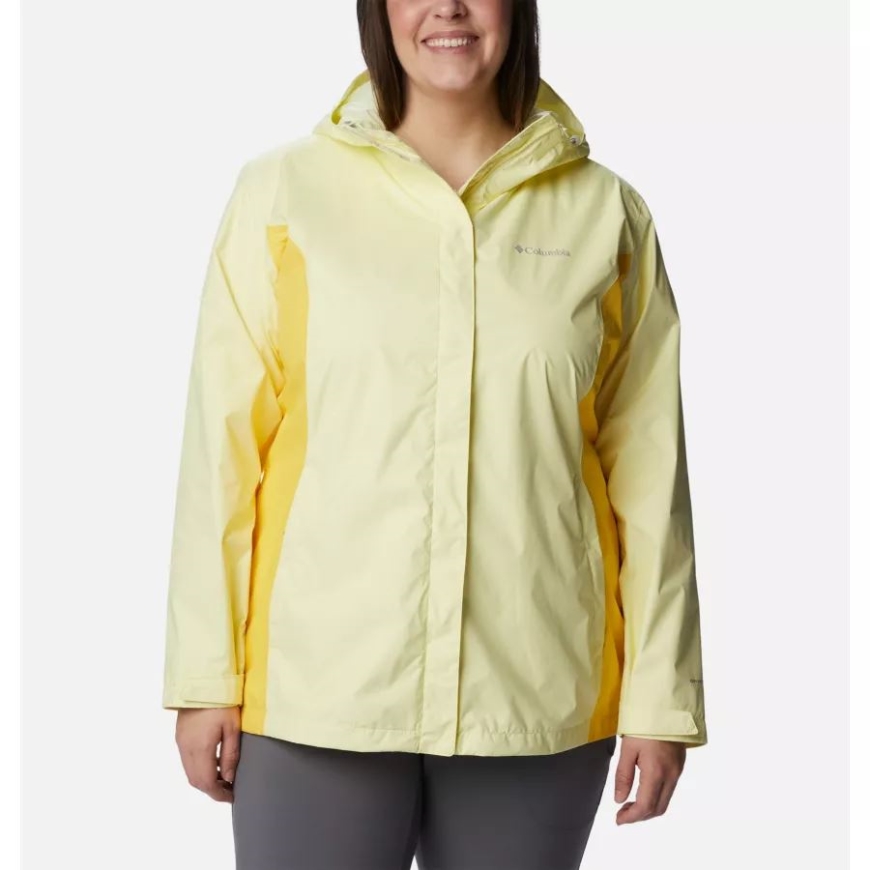 コロンビア レディース アルカディア II ジャケット プラスサイズ エンダイブ/サングロー