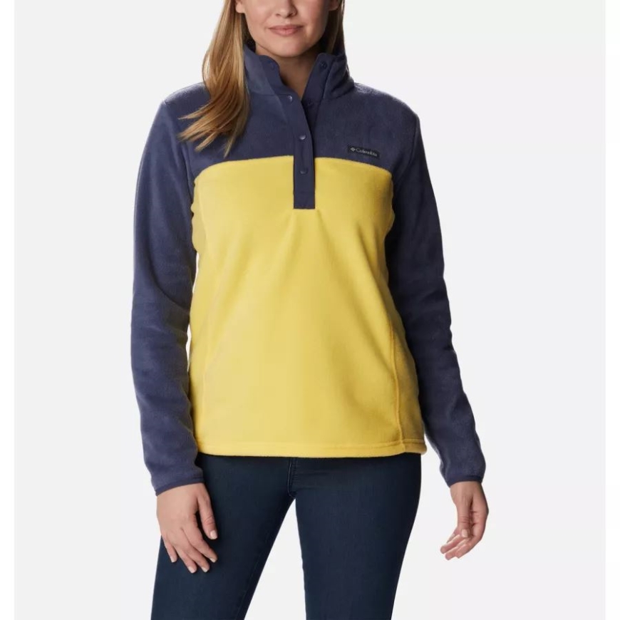 コロンビア レディース ベントン スプリング 1/2 スナップ プルオーバー サングロー/夜行性