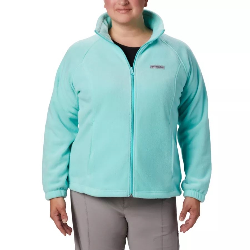 コロンビア レディース ベントン スプリング フルジップ プラスサイズ アクアリウム