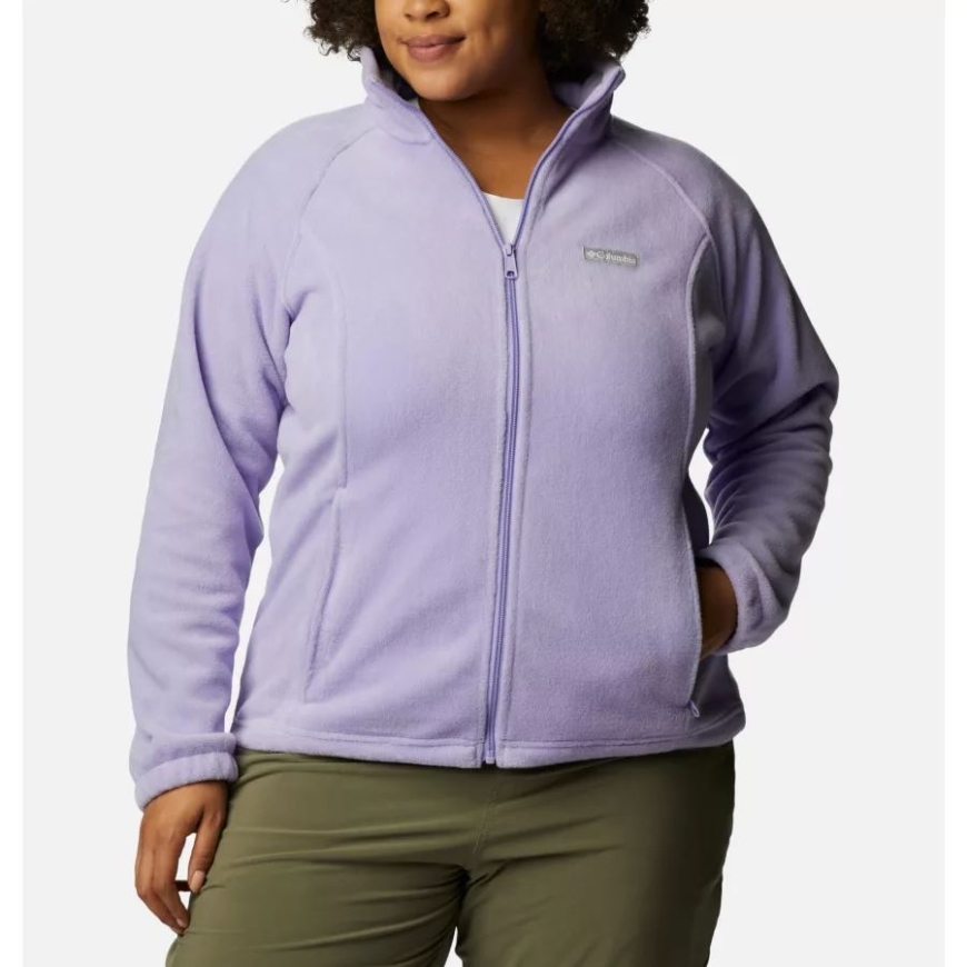 コロンビア レディース ベントン スプリング フルジップ プラスサイズ フロスト パープル