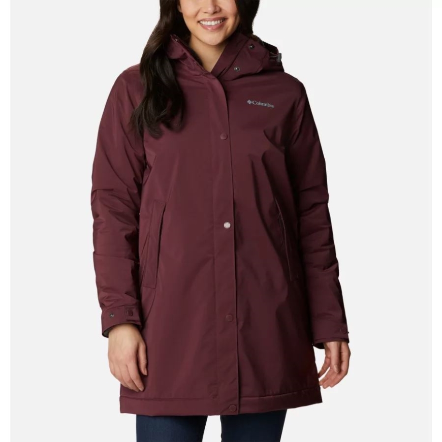 コロンビア レディース クレルモン ライニング レインジャケット マルベック