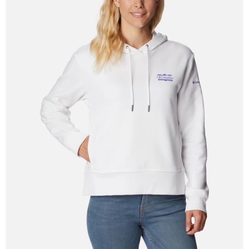 コロンビア レディース コロンビア ロッジ パーカー ホワイト/ボーダー ビューティ グラフィック