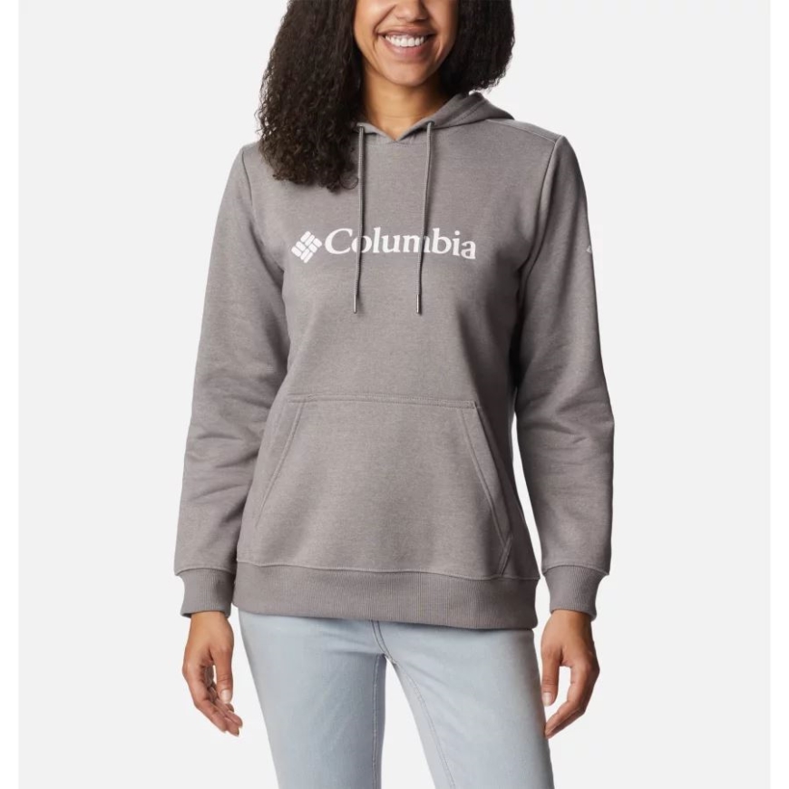コロンビア レディース コロンビア ロゴ パーカー ライトグレー ヘザー