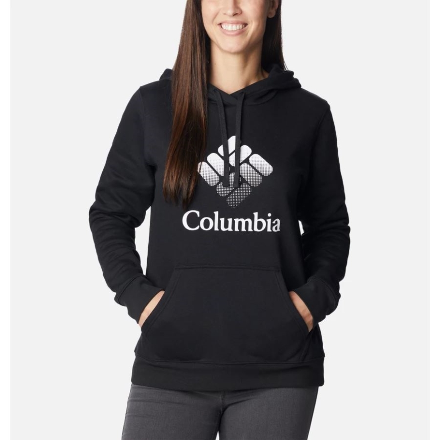 コロンビア レディース コロンビア トレック グラフィック パーカー ブラック/スクリプト ロゴ