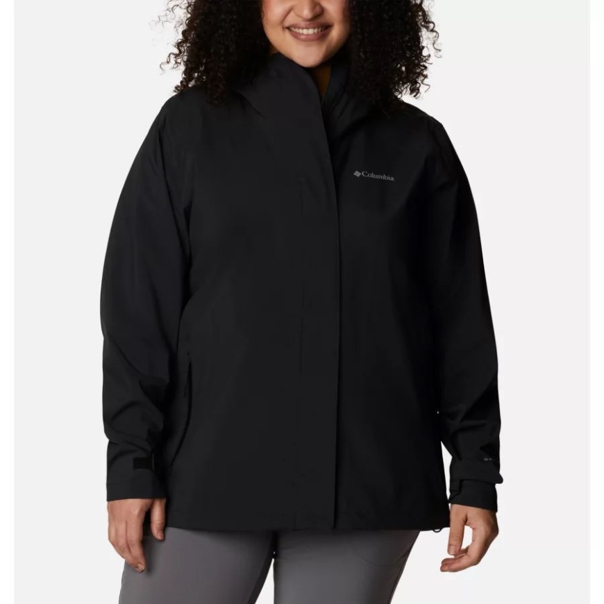 コロンビア レディース アース エクスプローラー シェル プラスサイズ ブラック