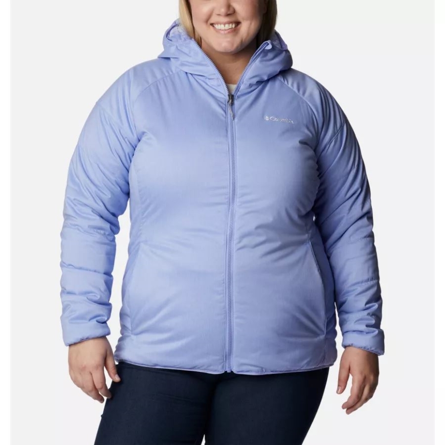 コロンビア レディース クルーザー リッジ II プラッシュ ソフトシェル ジャケット プラスサイズ セレニティ