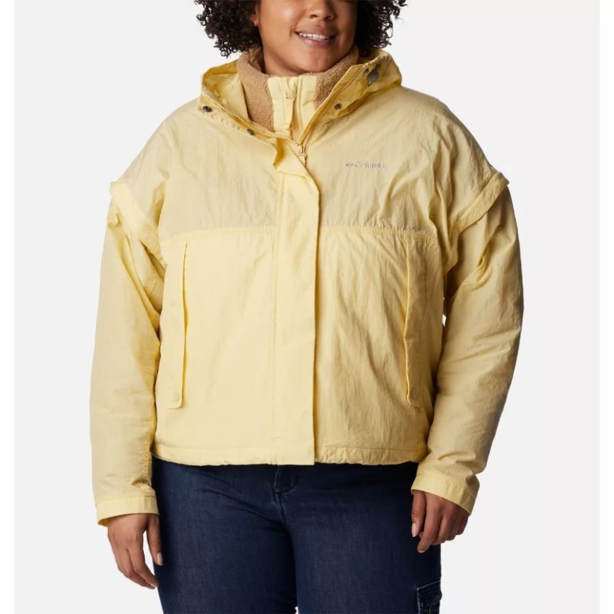 コロンビア レディース ローレルウッド インターチェンジ ジャケット プラスサイズ コーンストーク