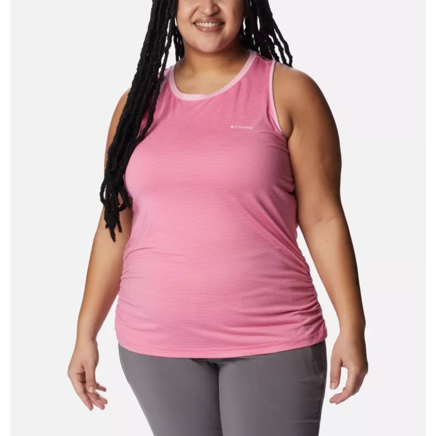 コロンビア レディース レスリー フォールズ タンク プラスサイズ ワイルド ローズ