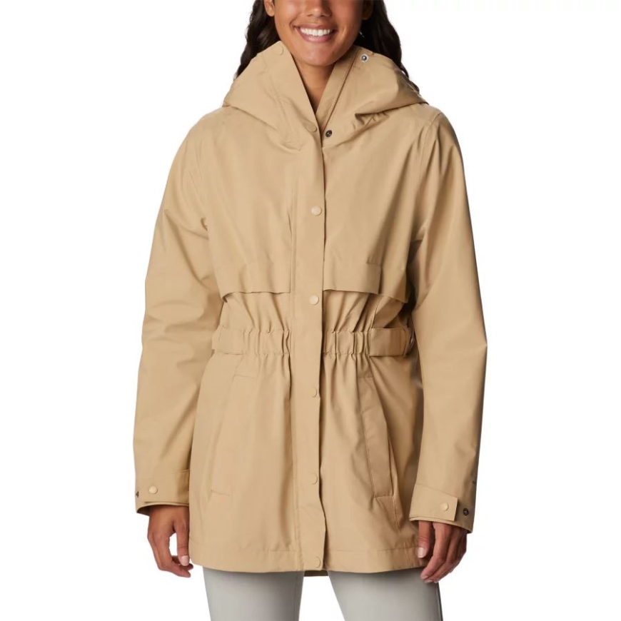 コロンビア レディース ロング バレー トレンチ ジャケット ビーチ