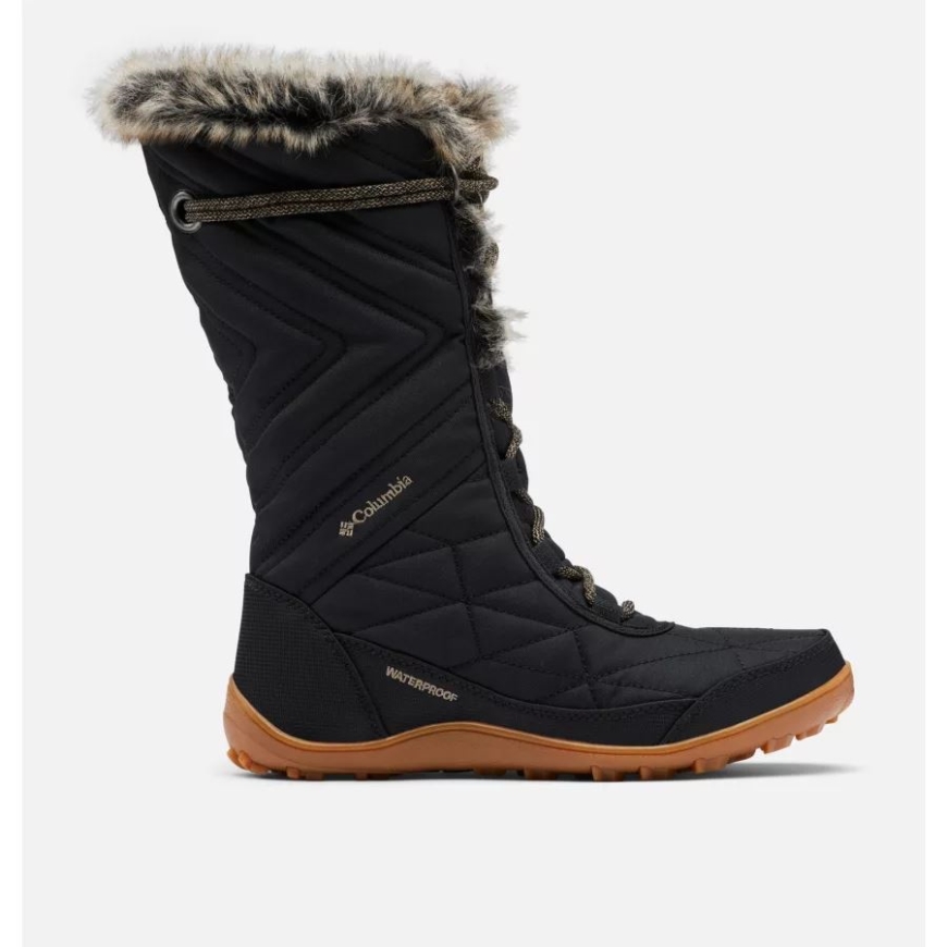 コロンビア レディース ミンクス ミッド III ブーツ ブラック/カーキ II