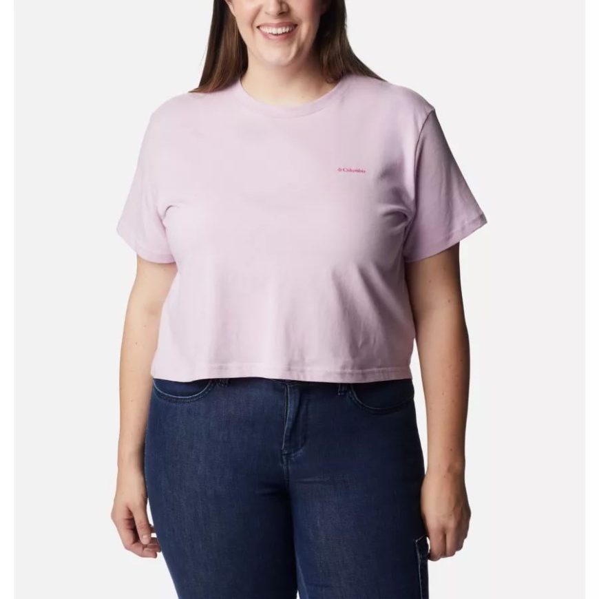 コロンビア レディース ノース カスケード クロップド ティー プラス サイズ オーラ/csc ブランド グラデーション