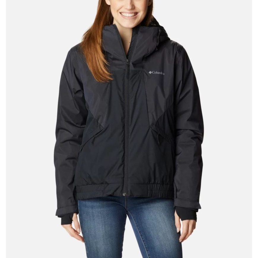 コロンビア レディース オソ マウンテン インサレーテッド ジャケット ブラック 光沢