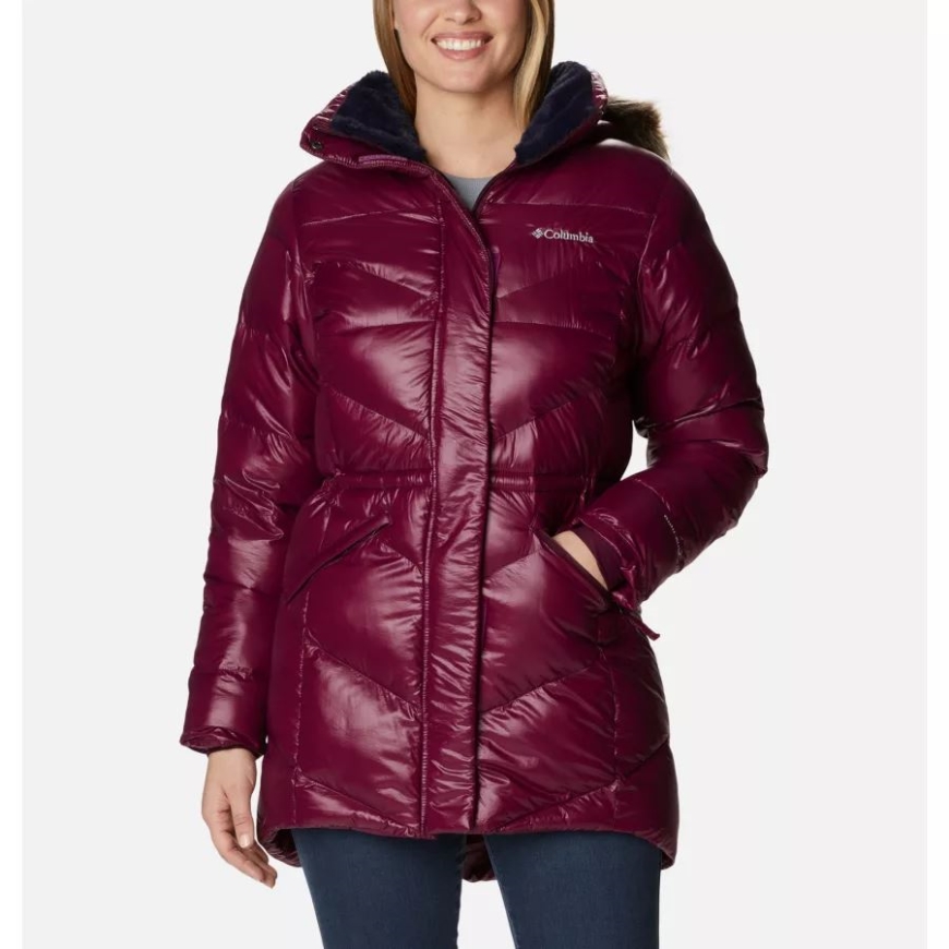 コロンビア レディース ピーク トゥ パーク ミッド インサレーテッド ジャケット マリオンベリー ガンメタル